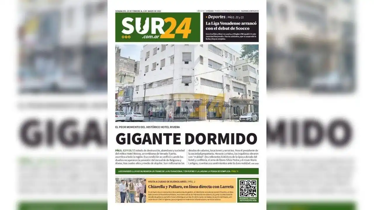 Número 46 de Sur24, para leer o descargar acá