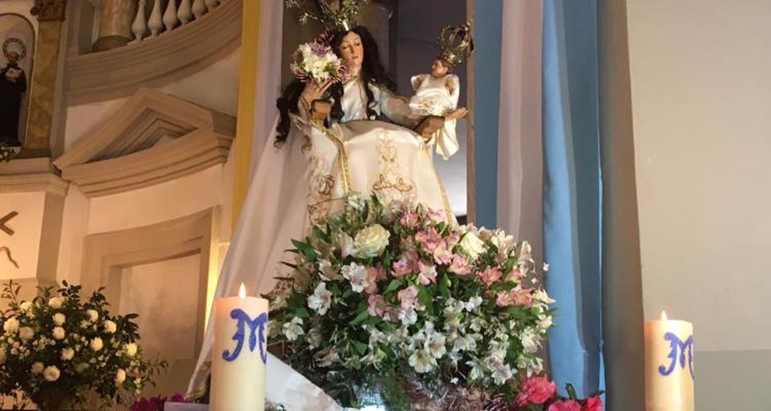 Así fue la caravana de la imagen de Nuestra Señora del Socorro