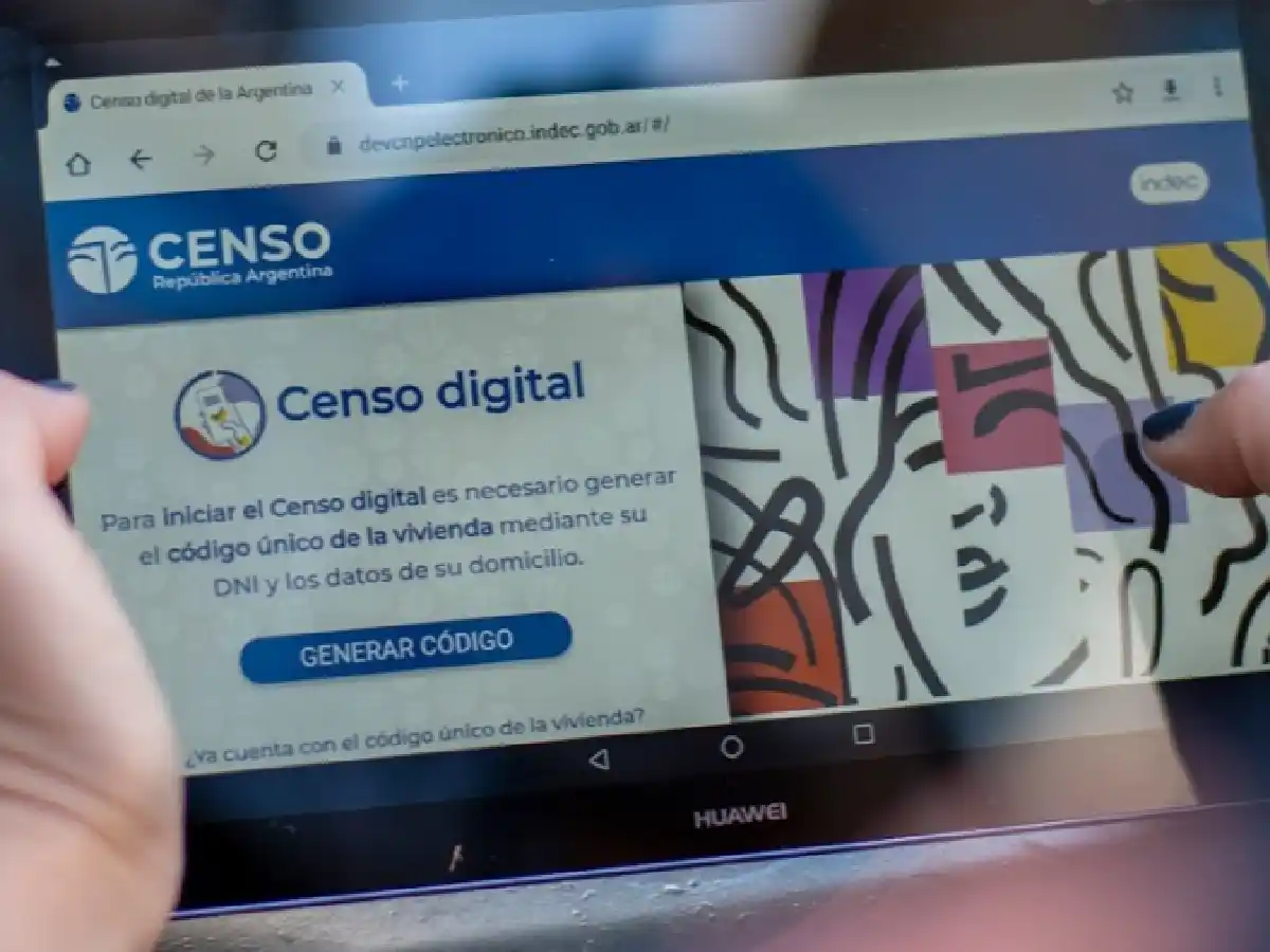 El miércoles se habilita el cuestionario para el censo digital 2022