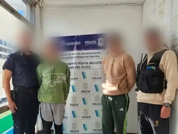 Atraparon a dos jóvenes que cometían robos en el barrio Punta Mogotes