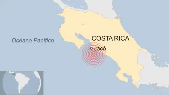 Costa Rica: tres fuertes sismos en diez minutos