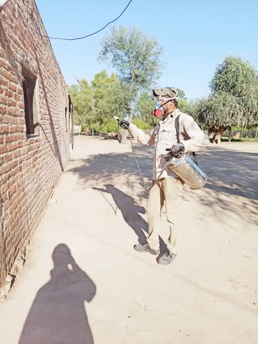 Sigue la campaña contra el Chagas en Laguna Yema