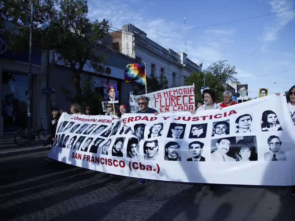 Local marcha La Comisión Memoria, Verdad, Justicia San Francisco repudió el decreto que habilita el "gatillo fácil"