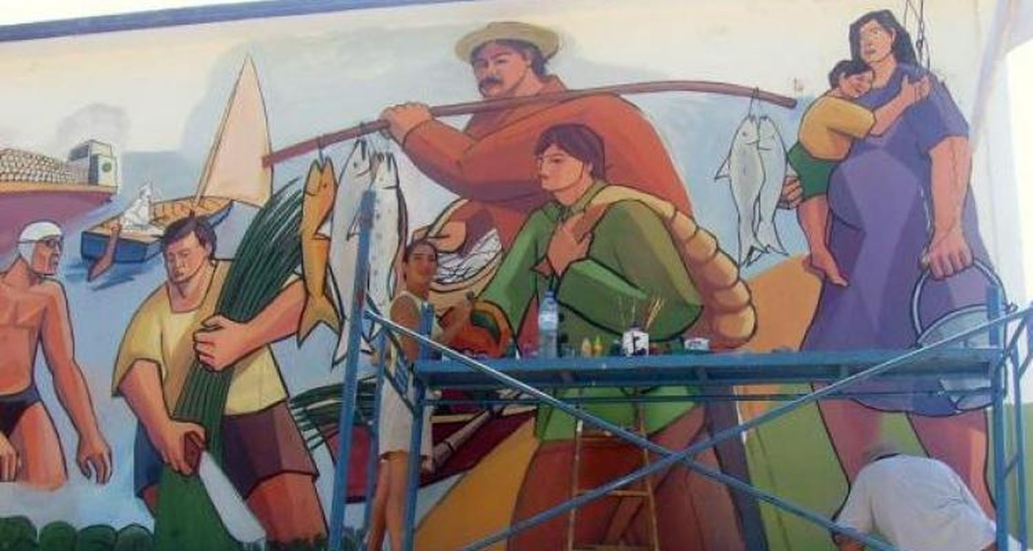 Domingo de fiesta de pescadores en el Viejo Astillero