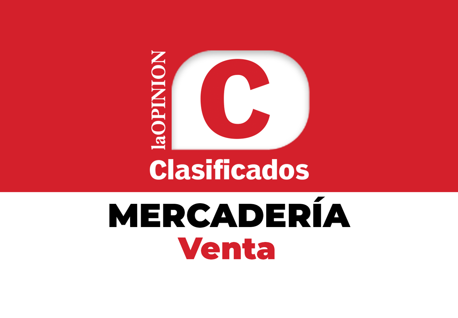 Aviso clasificado: venta de amoblamientos