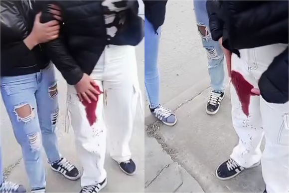 Brutal pelea de chicas afuera de la escuela 7: el conflicto lo inició una adulta, madre de una alumna