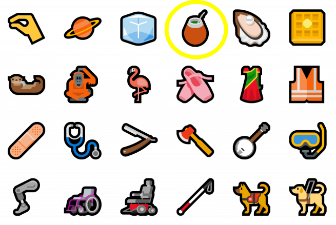 Avanza el "emoji del mate": Ya está en la última actualización de Windows 10