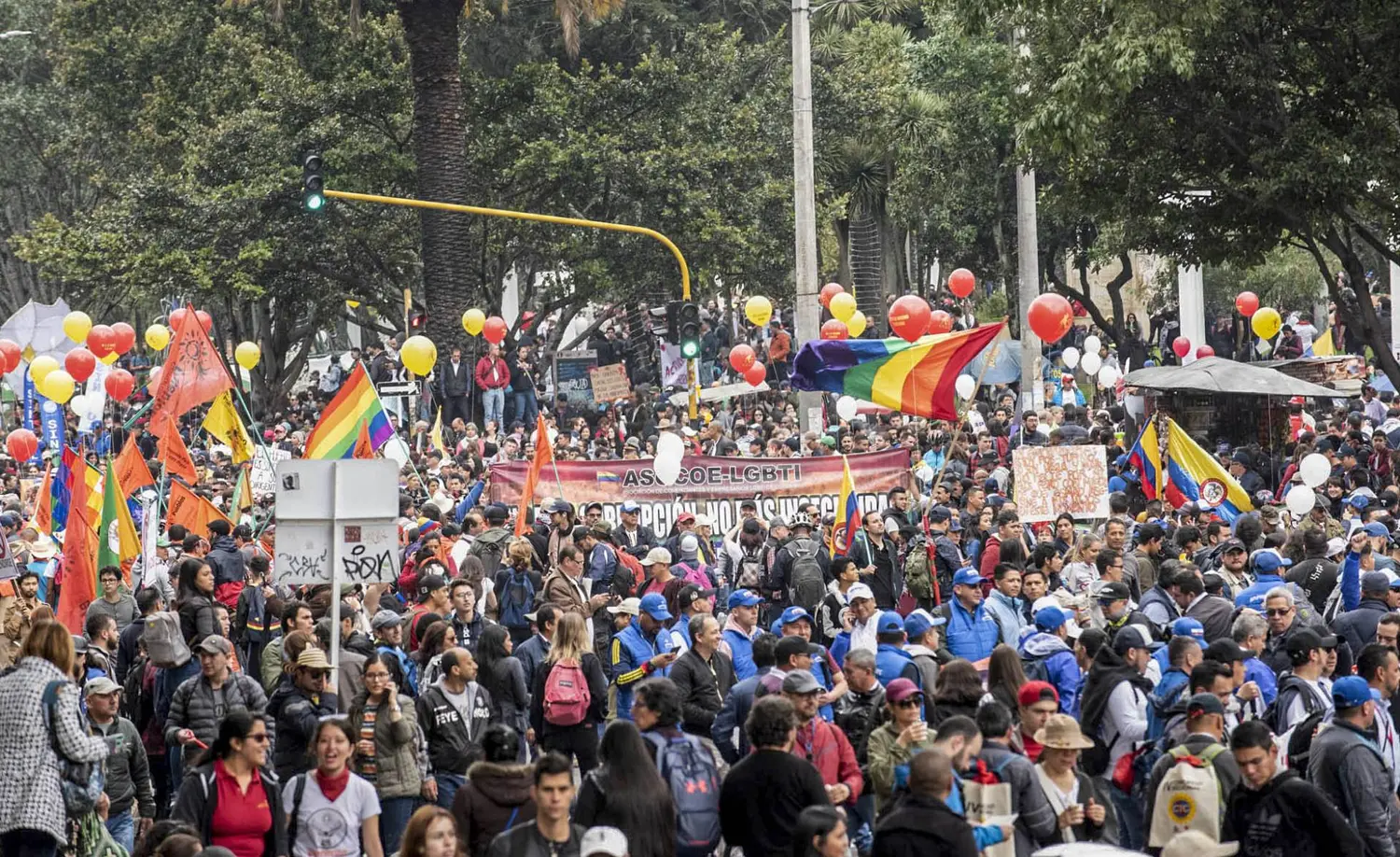 Colombia se moviliza de forma masiva contra el gobierno de Iván Duque