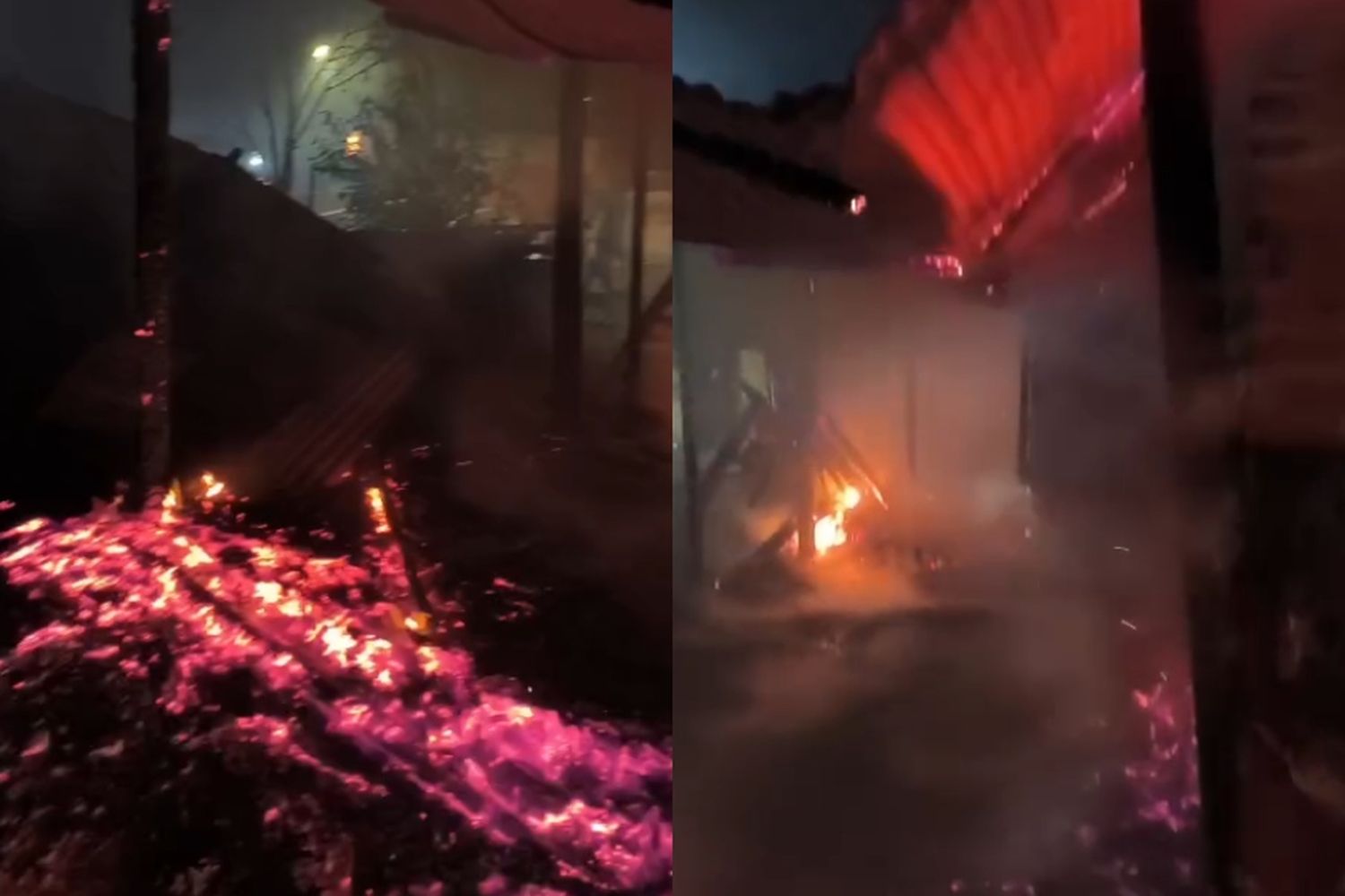 Pérdidas totales en una vivienda de zona sur tras un incendio