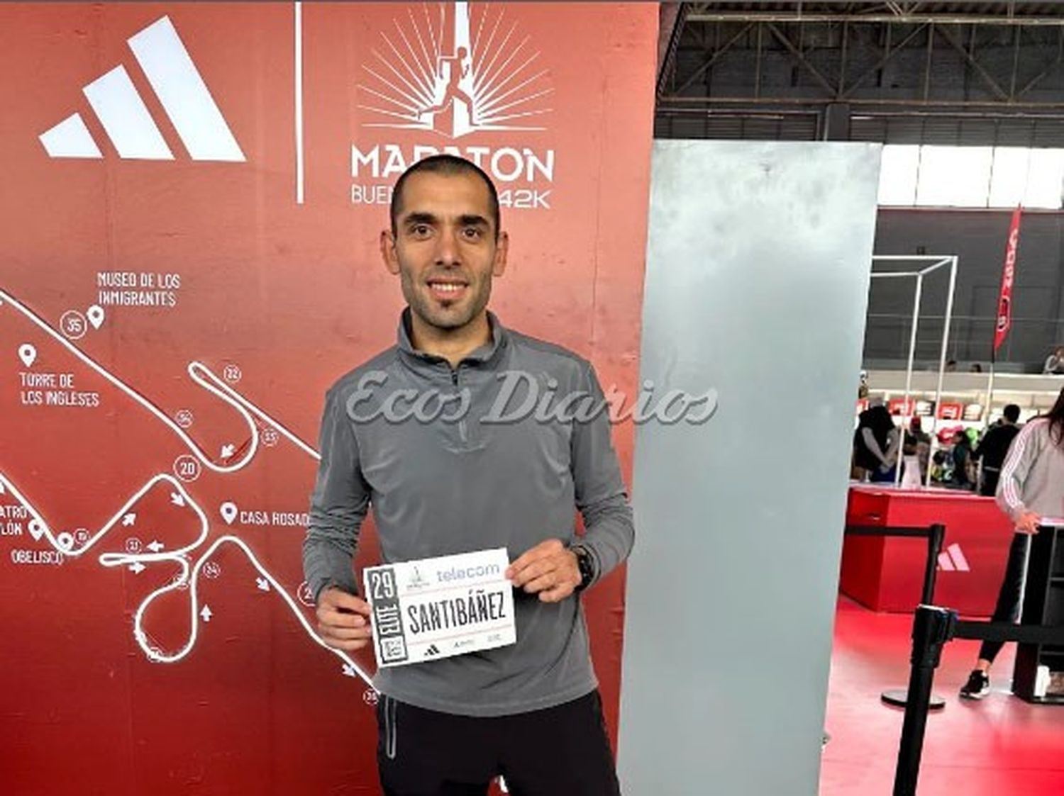 Federico Santibañez en la previa