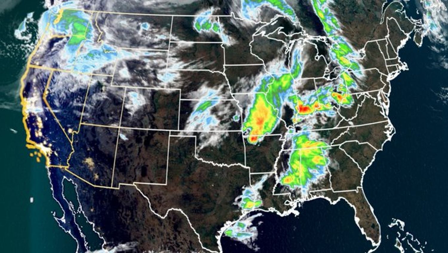 Estados Unidos bajo alerta por amenaza de tormenta severa