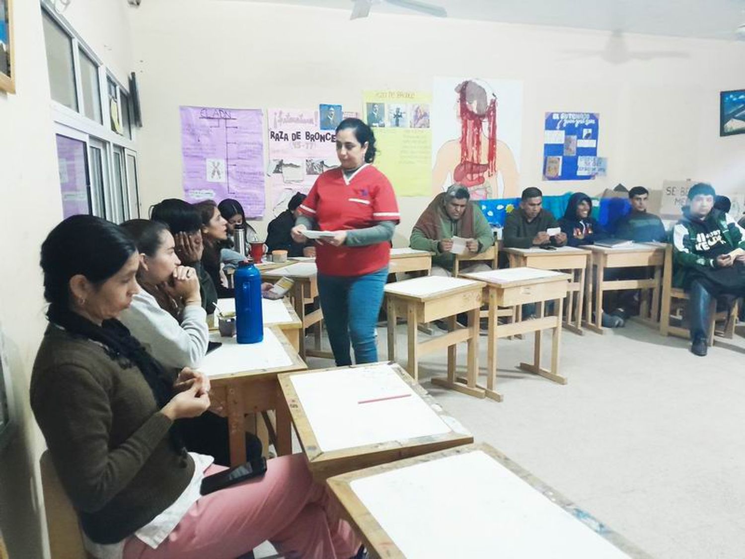 Charla de Educación Sexual Integral 
para estudiantes de Fortín Lugones