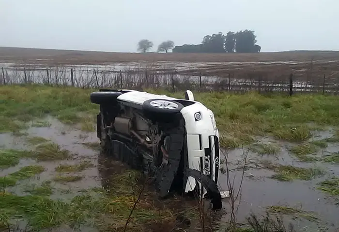 Ruta provincial 88: despistes y vuelcos no arrojaron lesionados