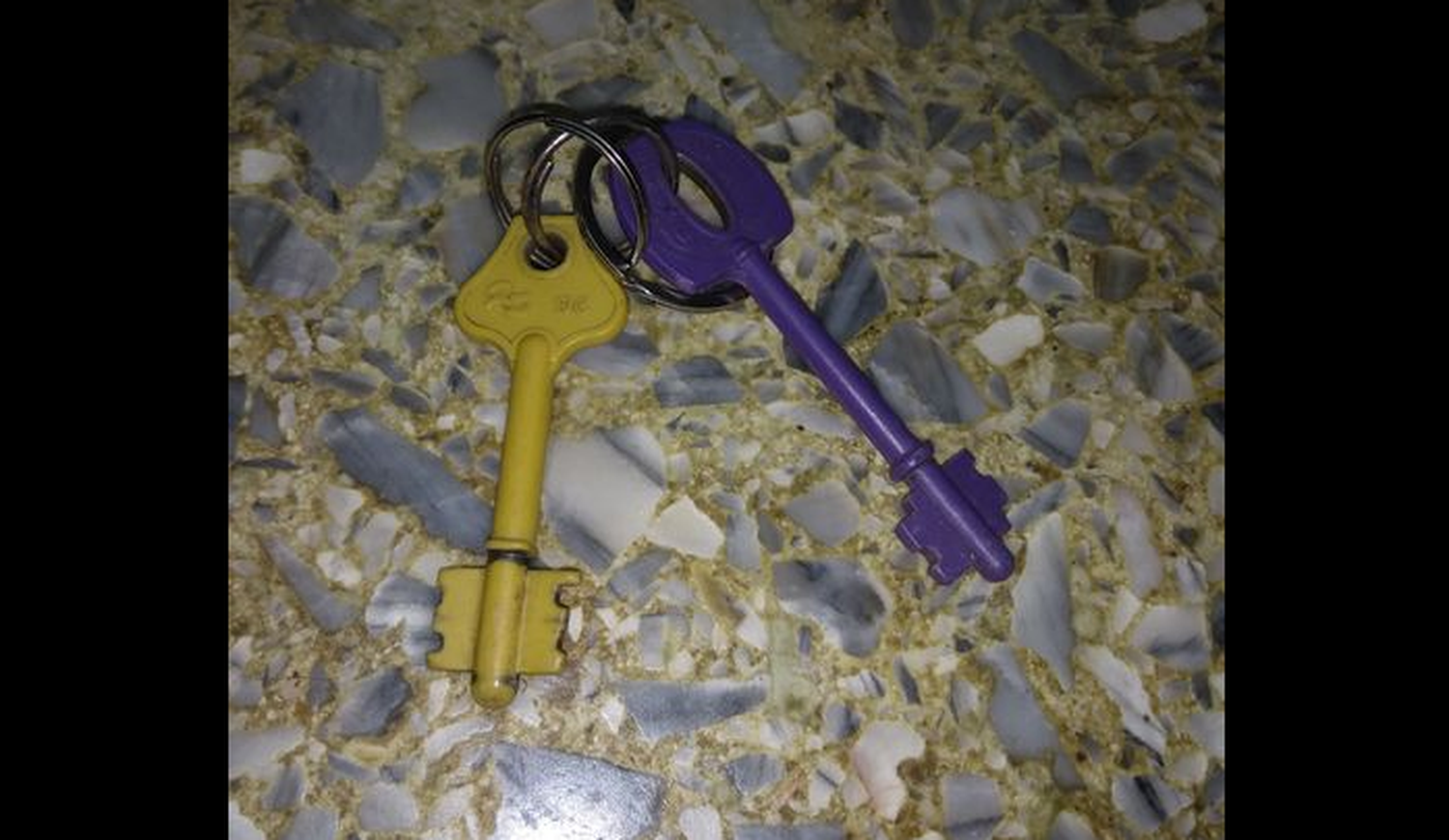 Llaves encontradas en el Paseo Público