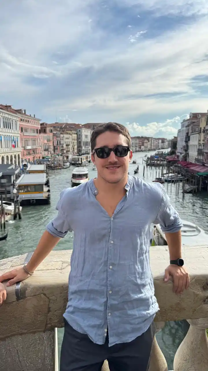 Mateo Schettino se instaló en Roma en 2021.