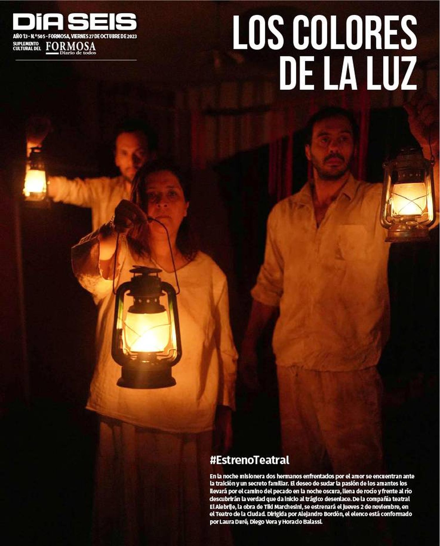 Estreno teatral: Los colores de la luz, un 
antagonismo entre la crueldad y la pureza