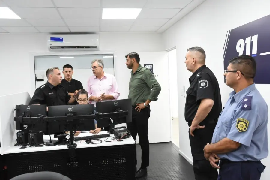 Comenzó a funcionar el Sistema de Control, Atención y Despacho del Ministerio de Seguridad en Rafaela
