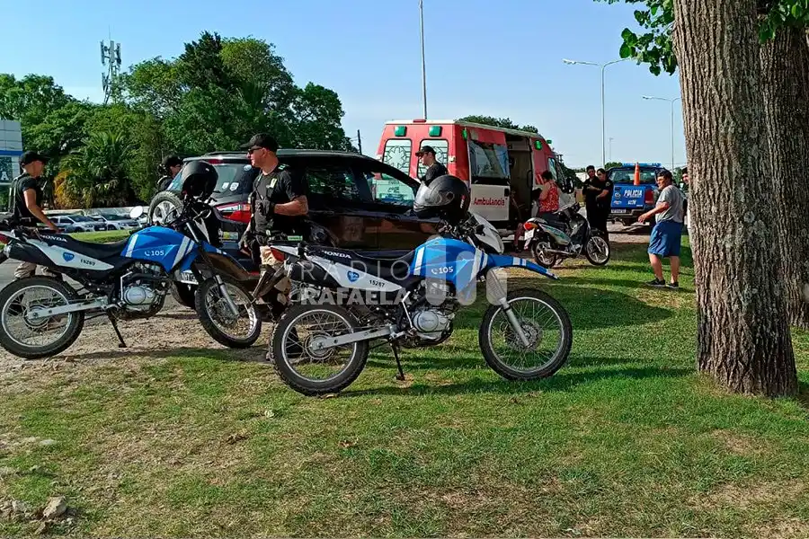 Accidente en Ruta 34 | Eran cuatro en una moto, no llevaban casco y chocaron contra un automóvil: dos terminaron el Hospital Dr. Jaime Ferré