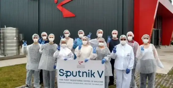 Entregan. Primeras Sputnik argentinas