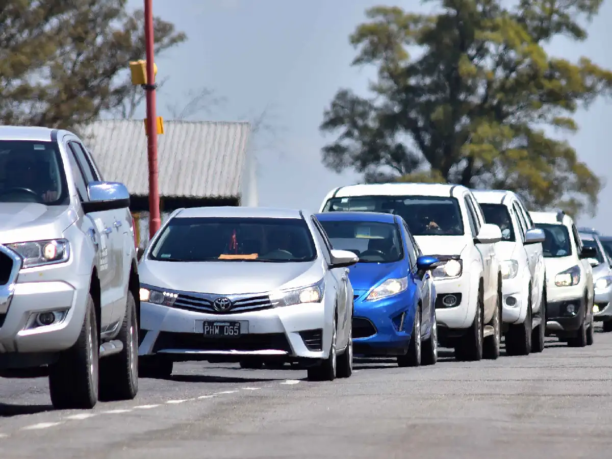 El fin de semana largo multiplicó  por cuatro el tránsito en la ruta 19