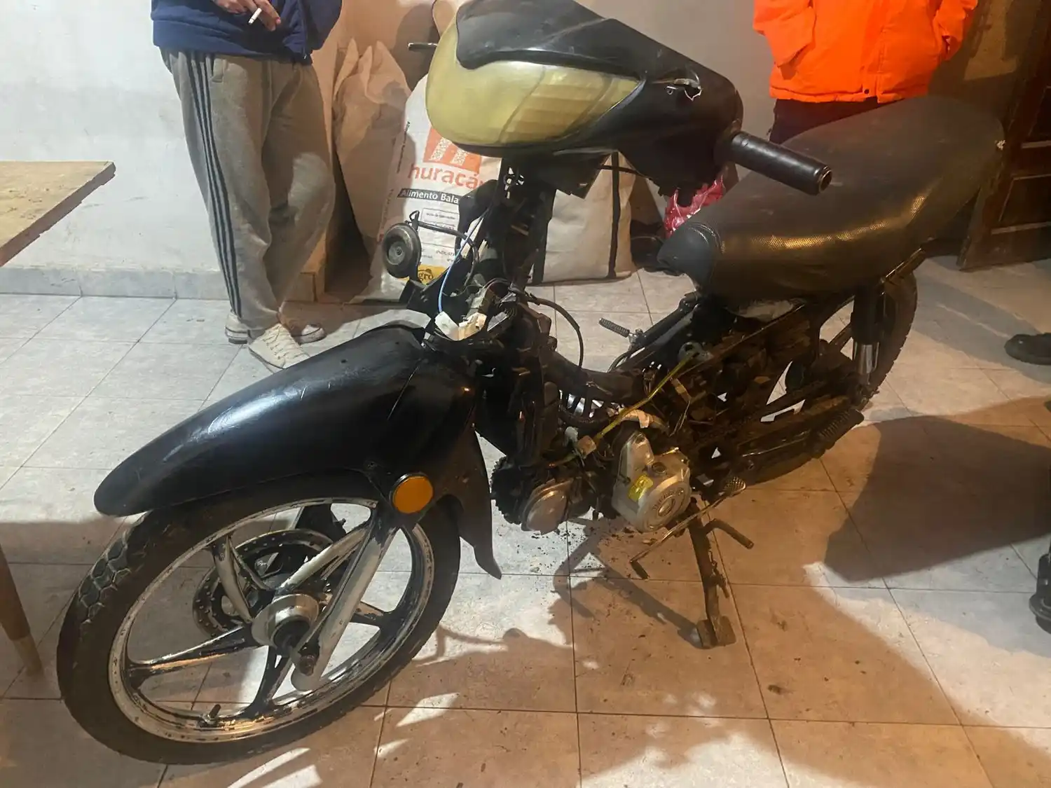 El vehículo fue trasladado a la sede policial.