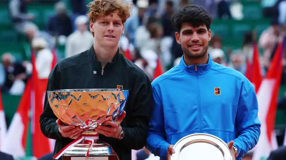 Jannik Sinner derrotó a Carlos Alcaraz y es el campeón del Masters 1000 de Montecarlo