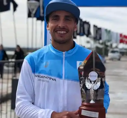 Martín Méndez subcampeón sudamericano de Maratón
