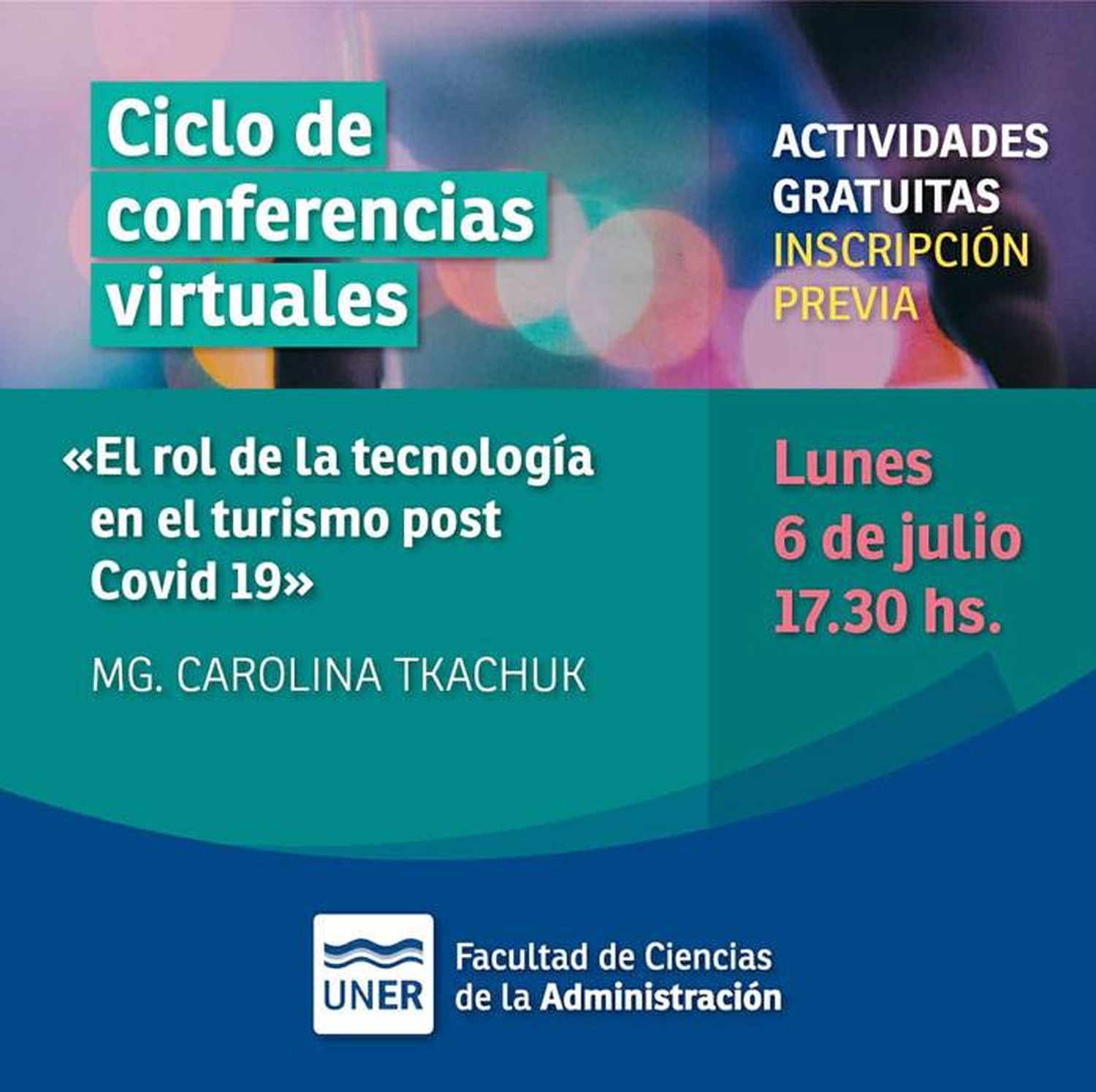 Ciclo de conferencias gratuitas en la Facultad de Ciencias de la Administración (UNER)