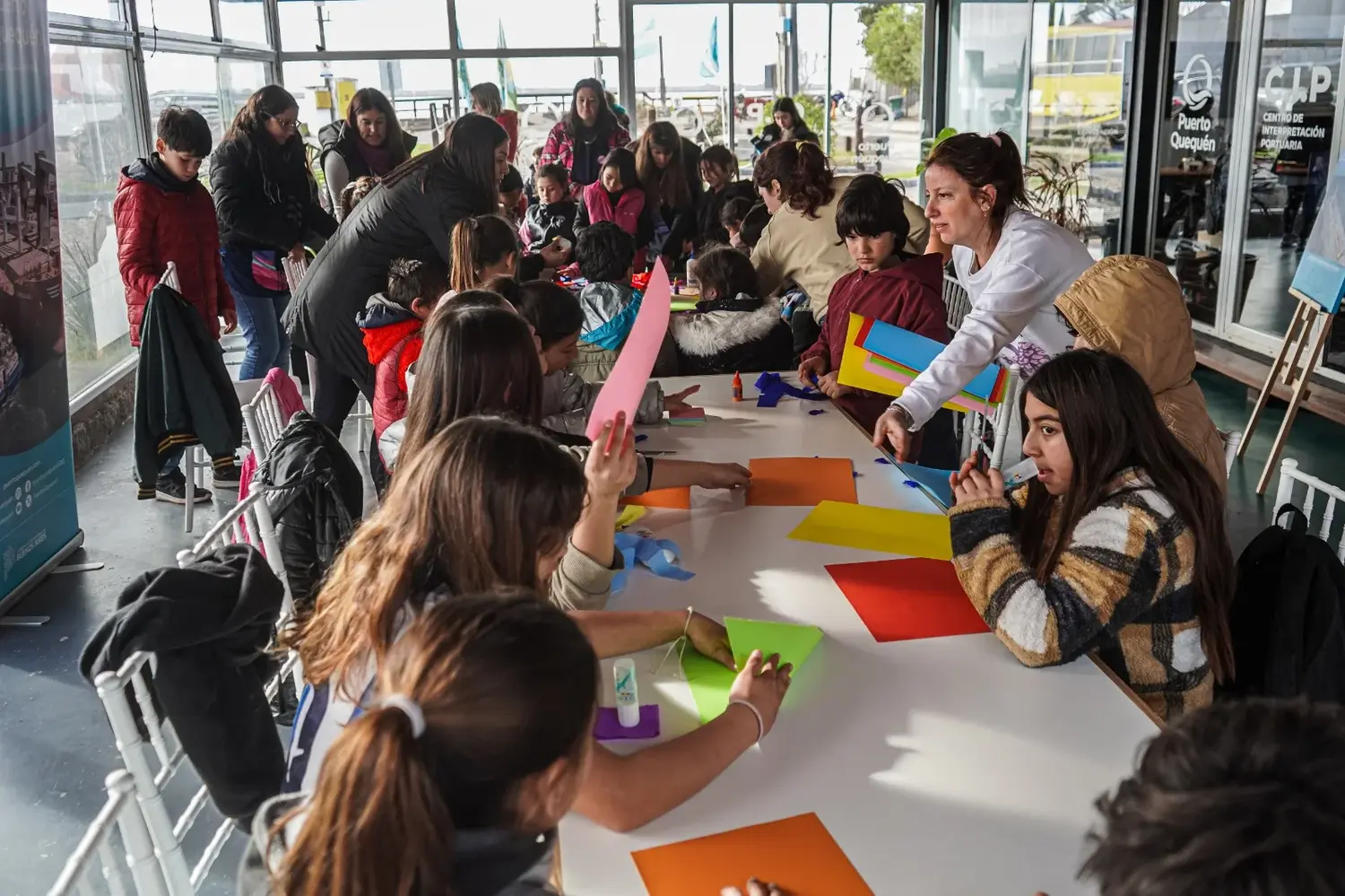 Alumnos del CEC Nº 803 de Quequén participaron de una jornada educativa en el Centro de Interpretación Portuaria