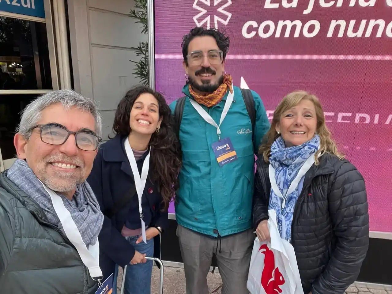 Gabriel Traversini, Eugenia Podlesny, Sebastián Albizuri y Mónica Martínez