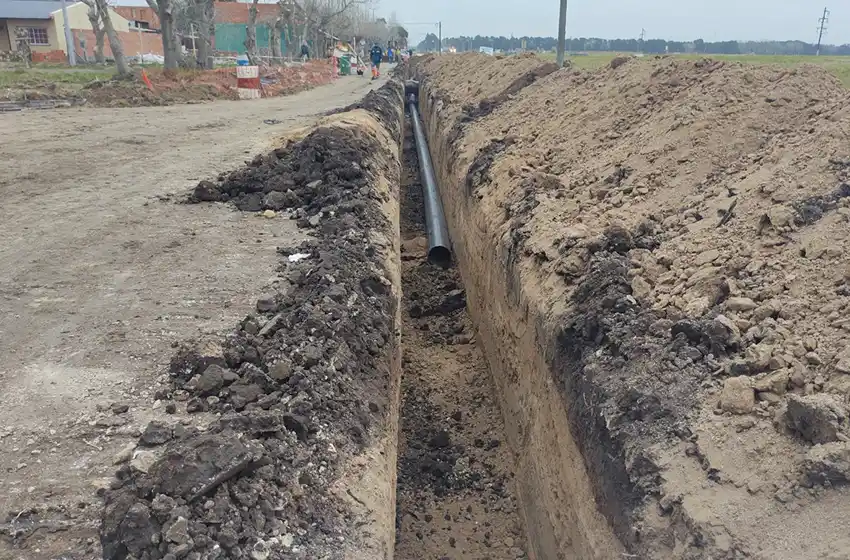 Acueducto Santa Clara del Mar - Mar Chiquita: la obra avanza a buen ritmo