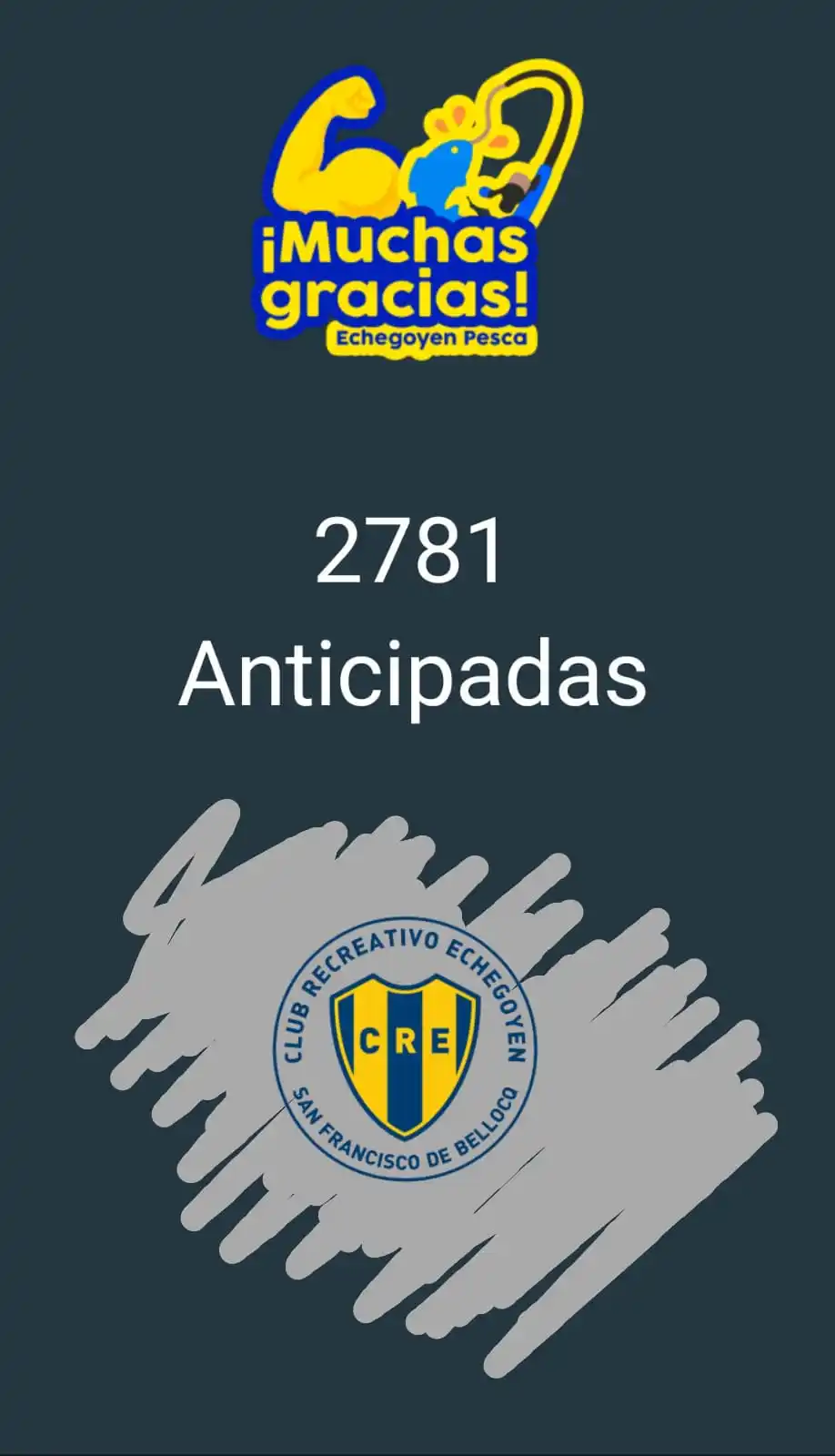 Con 2781 anticipadas, Echegoyen espera un gran concurso de pesca