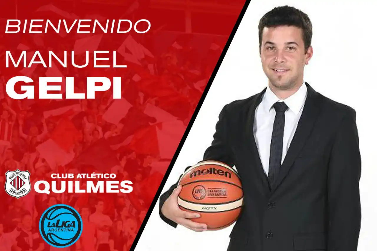 Manuel Gelpi es el nuevo entrenador de Quilmes