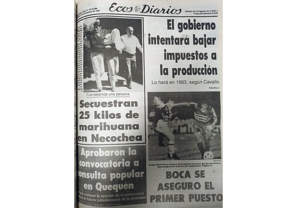 Sábado 12 de diciembre de 1992