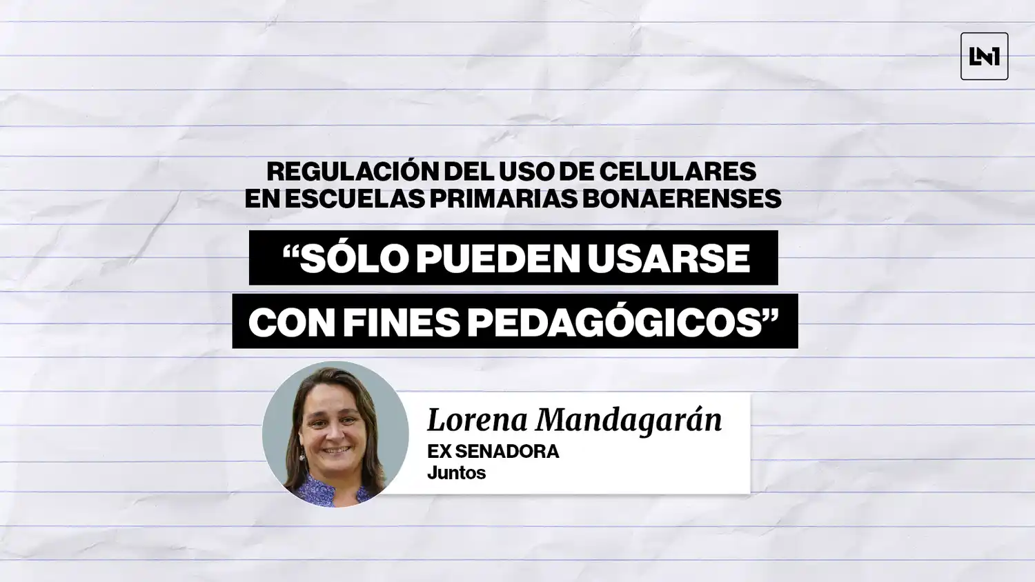 El objetivo de la ley es  promover un uso responsable de los dispositivos.