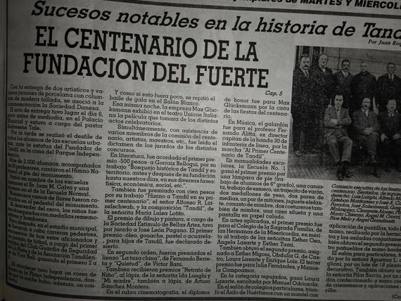 El centenario de la Fundación del Fuerte - Cap. 5.