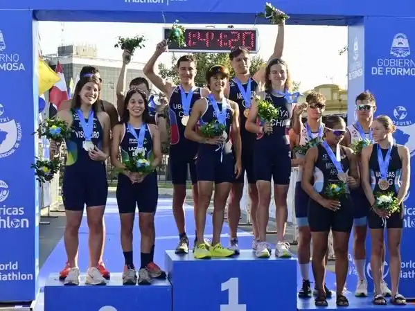 El Campeonato Sudamericano de
Triatlón cerró con éxito en Formosa