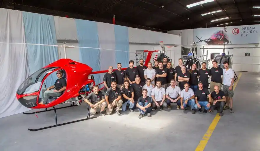 Una pyme de Saladillo exportará el primer helicóptero ultraliviano a Alemania