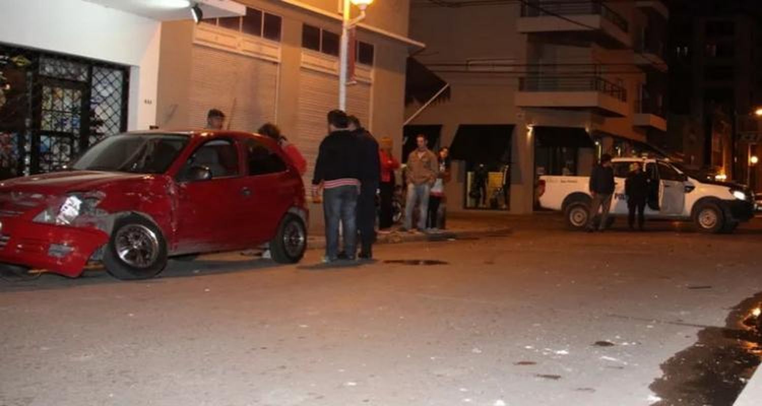Brutal accidente en pleno centro de la ciudad