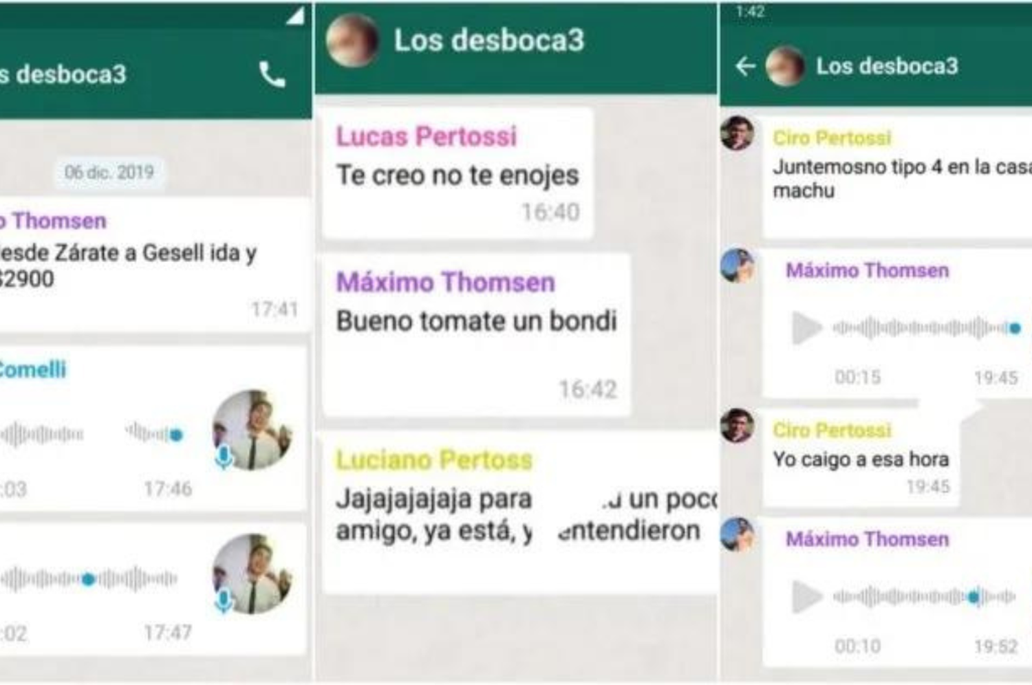 Las conversaciones de los asesinos