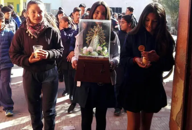 Llegó imagen de la Virgen de Luján