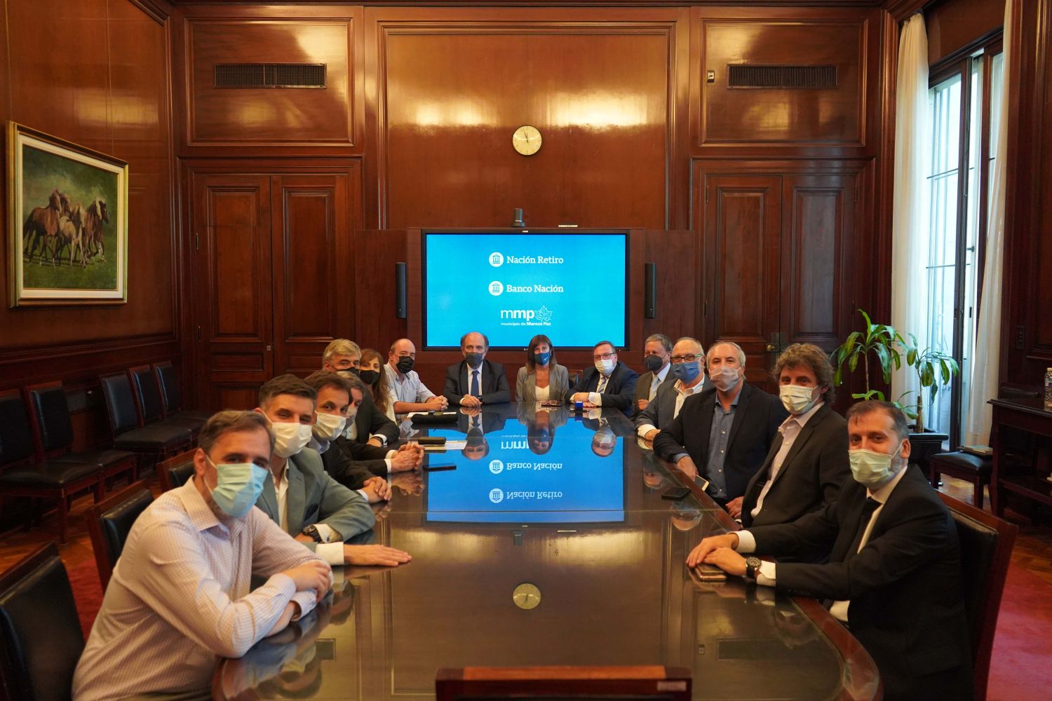 Nación Seguros de Retiro firmó un acuerdo con Marcos Paz, con beneficios para los trabajadores