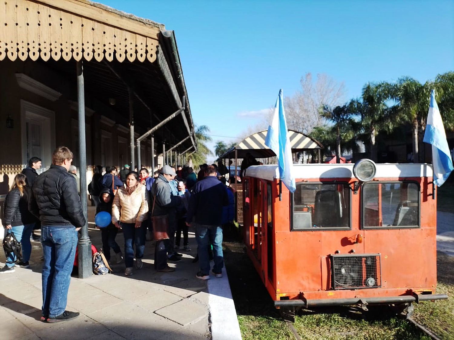 El trencito del Ferroclub reanudó sus viajes recreativos