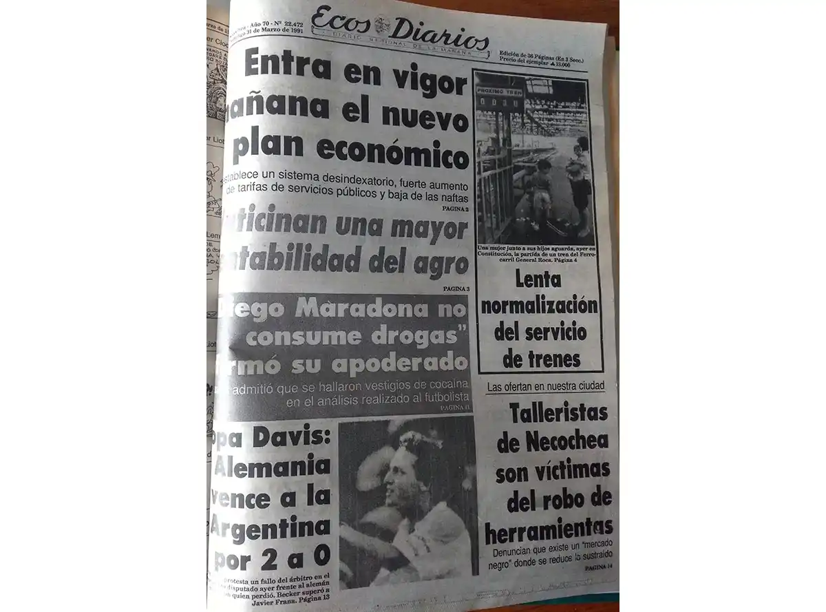 Lunes 1 de abril de 1991
