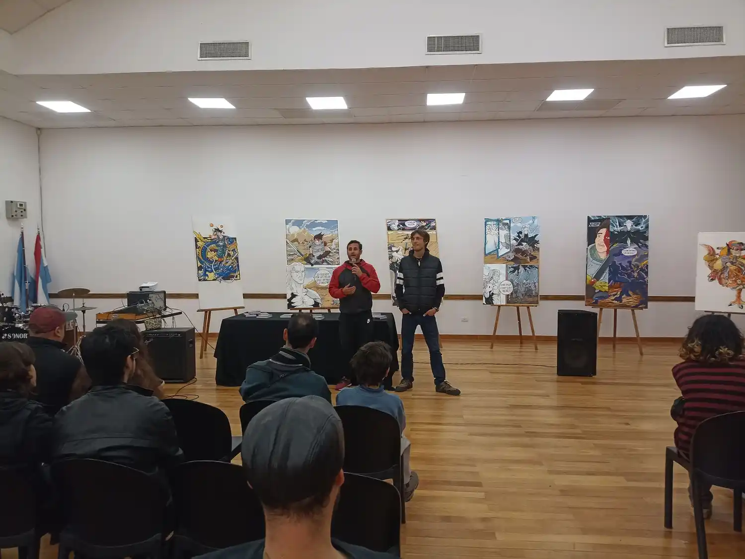 Presentación de la novela gráfica "Icarus, el caballero de la doble sombra"
