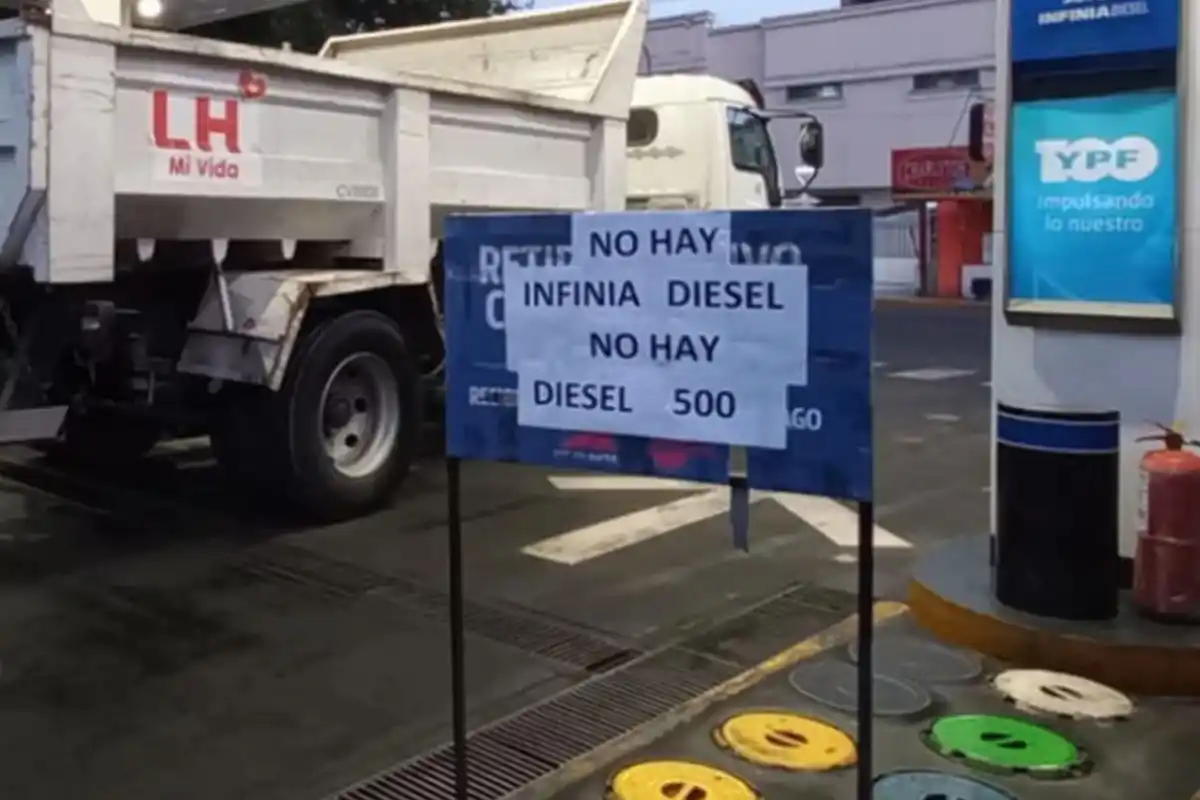 La faltante de gasoil golpea al sector productivo.