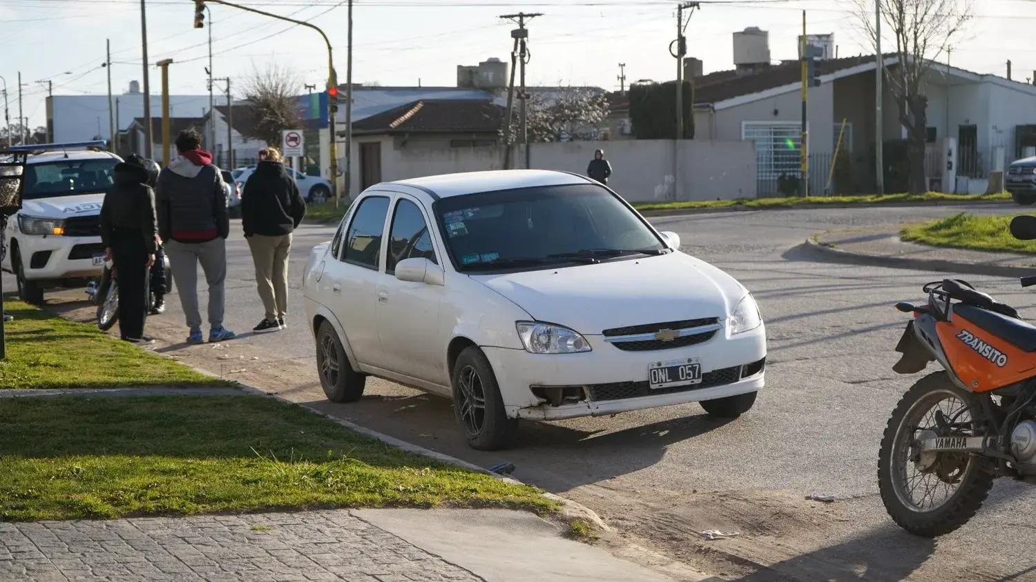 Siniestro vial se produjo esta tarde en avenidas 75 y 98