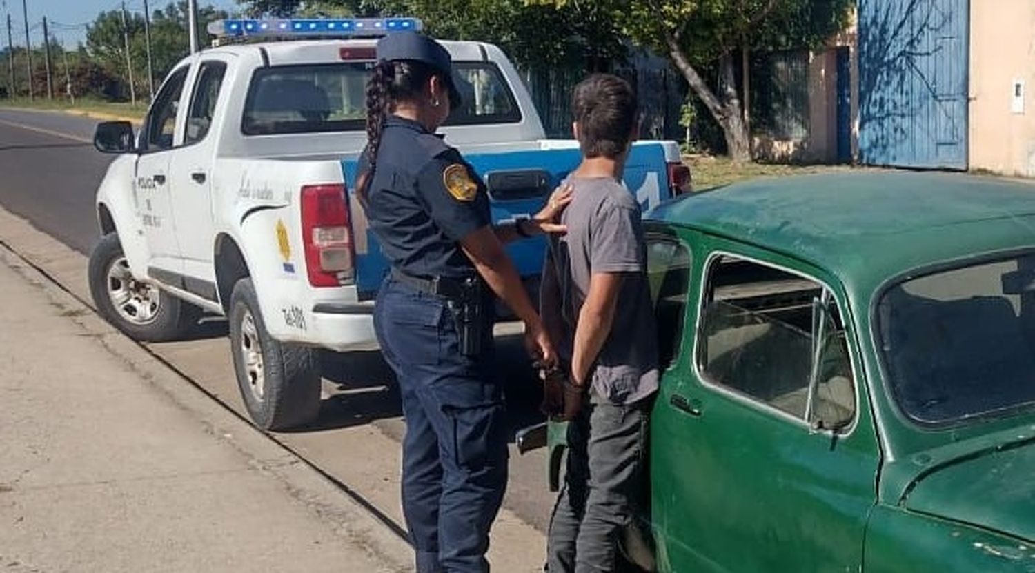 Esquivó un control y terminó detenido por insultar a la Policía