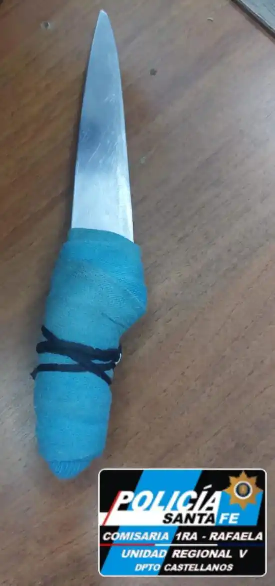 secuestro dólares euros detenido cuchillo