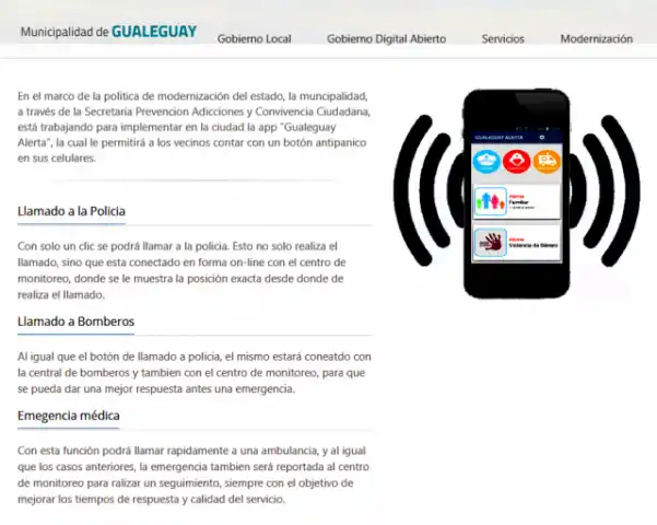 Presentan el Botón Antipánico en Gualeguay